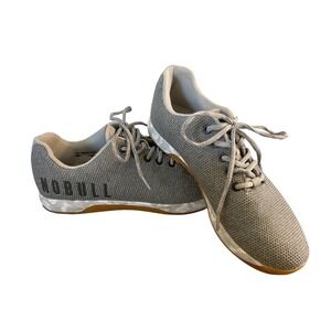 NOBULL SuperFabric Trainer Grey RXBAR Collab Mens 10 Womens 11.5 Training Shoes